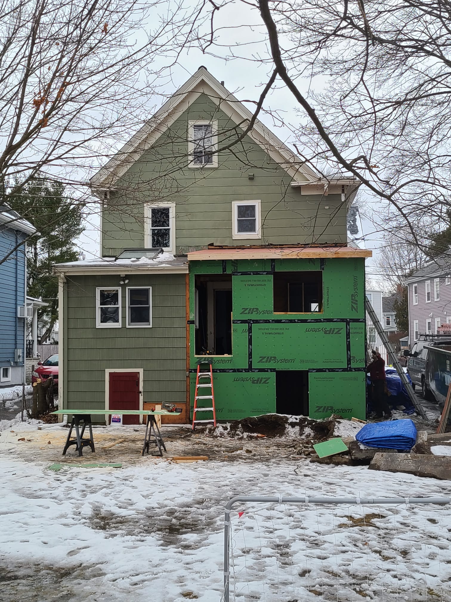 Addition & gut renovation photo (Jan 16, 2023)