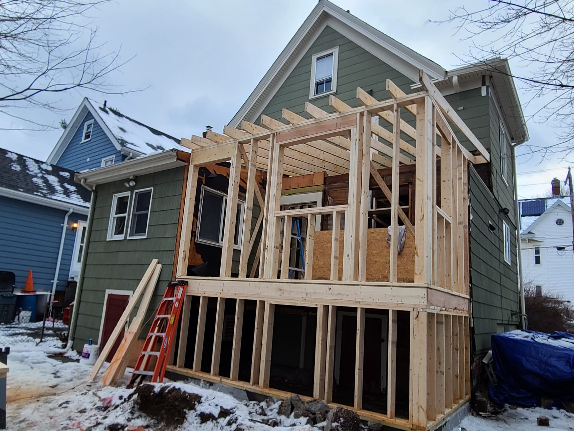 Addition & gut renovation photo (Jan 16, 2023)
