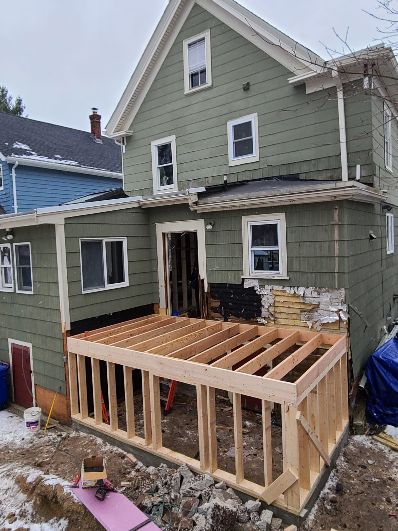 Addition & gut renovation photo (Jan 16, 2023)