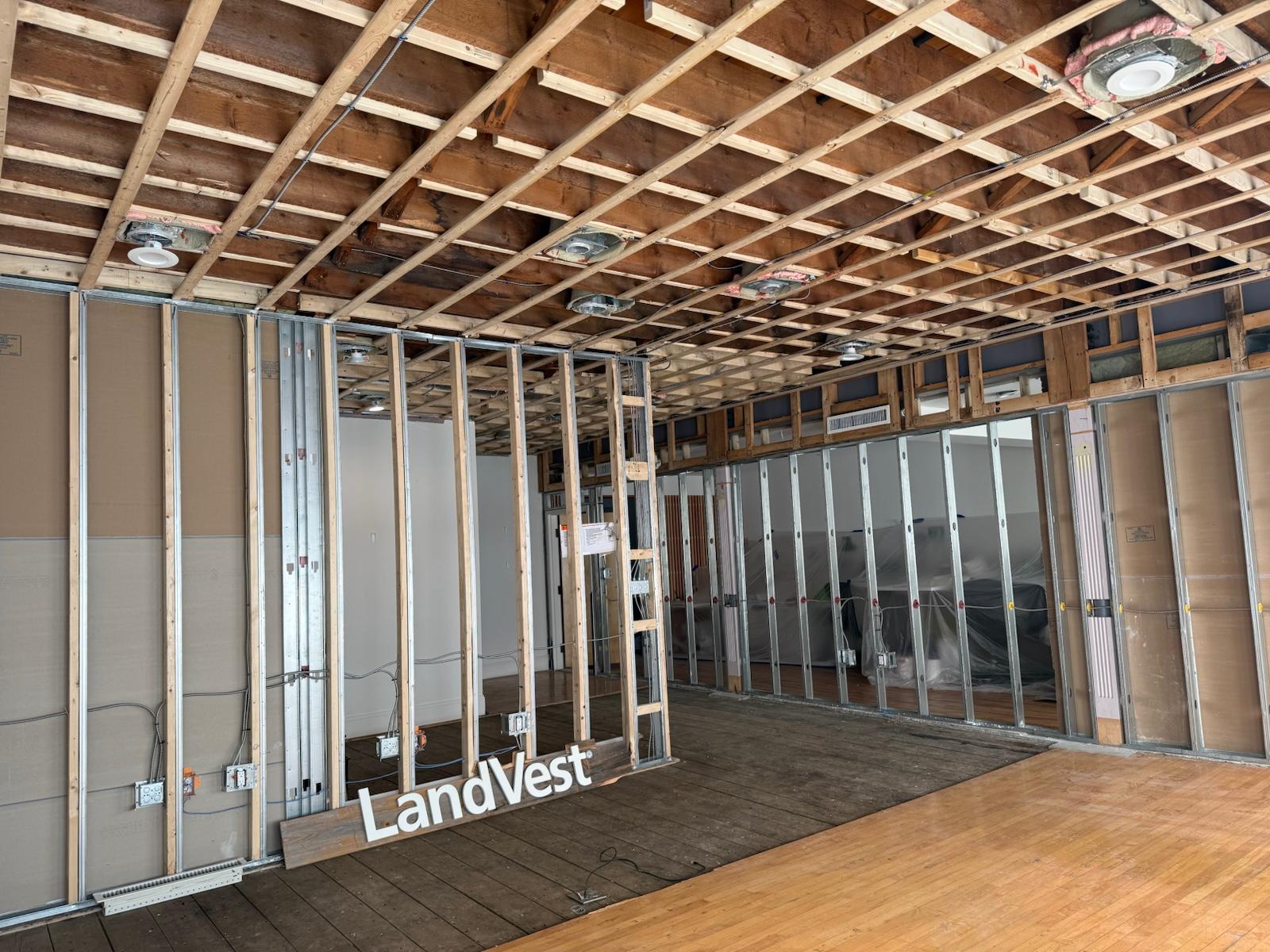 Gut renovation interior demolition and rebuild
