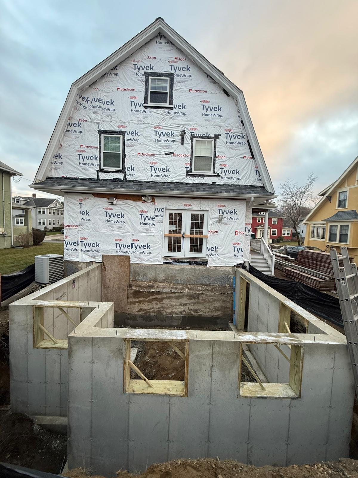 Gut renovation kitchen, bathroom, or basement renovation project photo