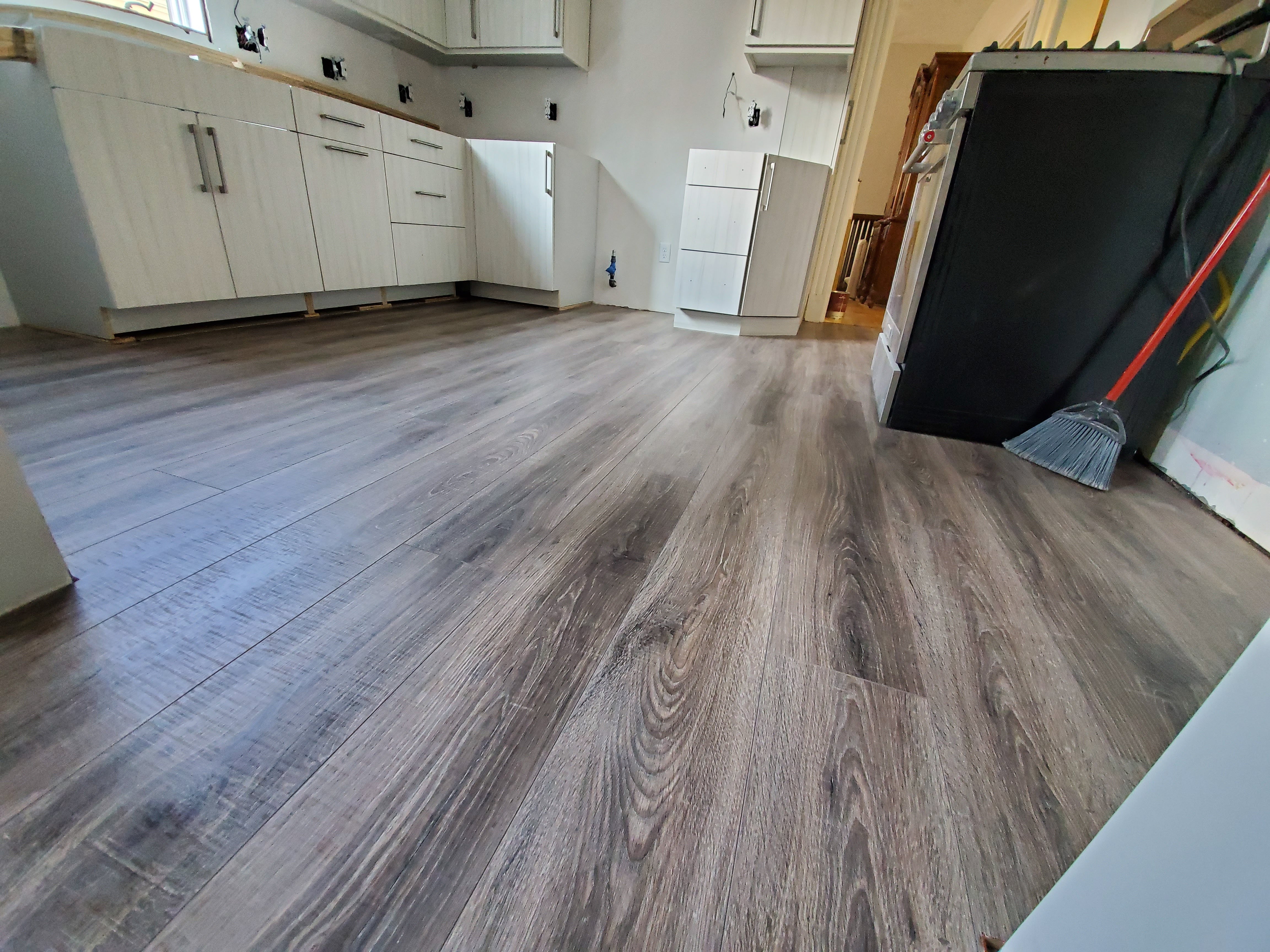 Modern kitchen remodeling with custom cabinets Stoneham MA