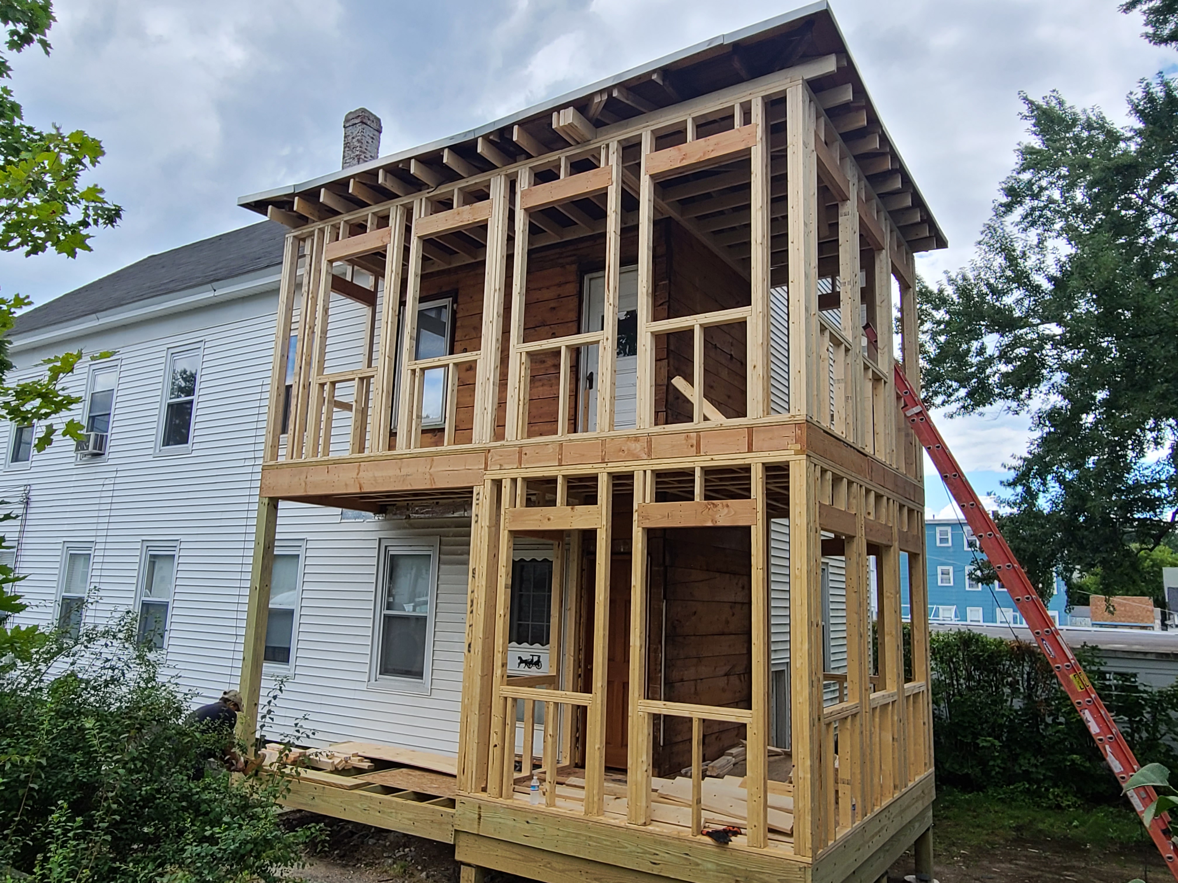 Custom sunroom addition Stoneham MA